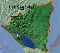 Map of Las Segovias